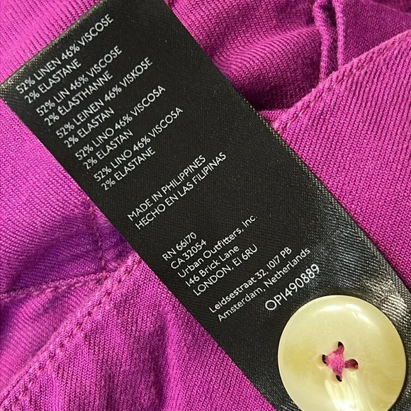 MAEVE ANTHROPOLOGIE The Colette Linen Pants Cropped High Rise Wide Leg Plus 22W - Picture 12 of 17